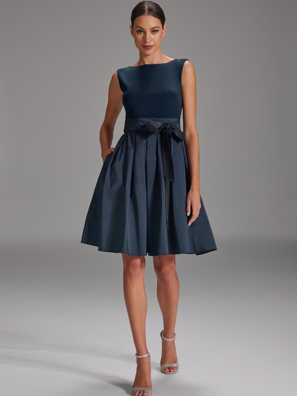 Swing Cocktailkleid aus Microtaft 77760810-3030